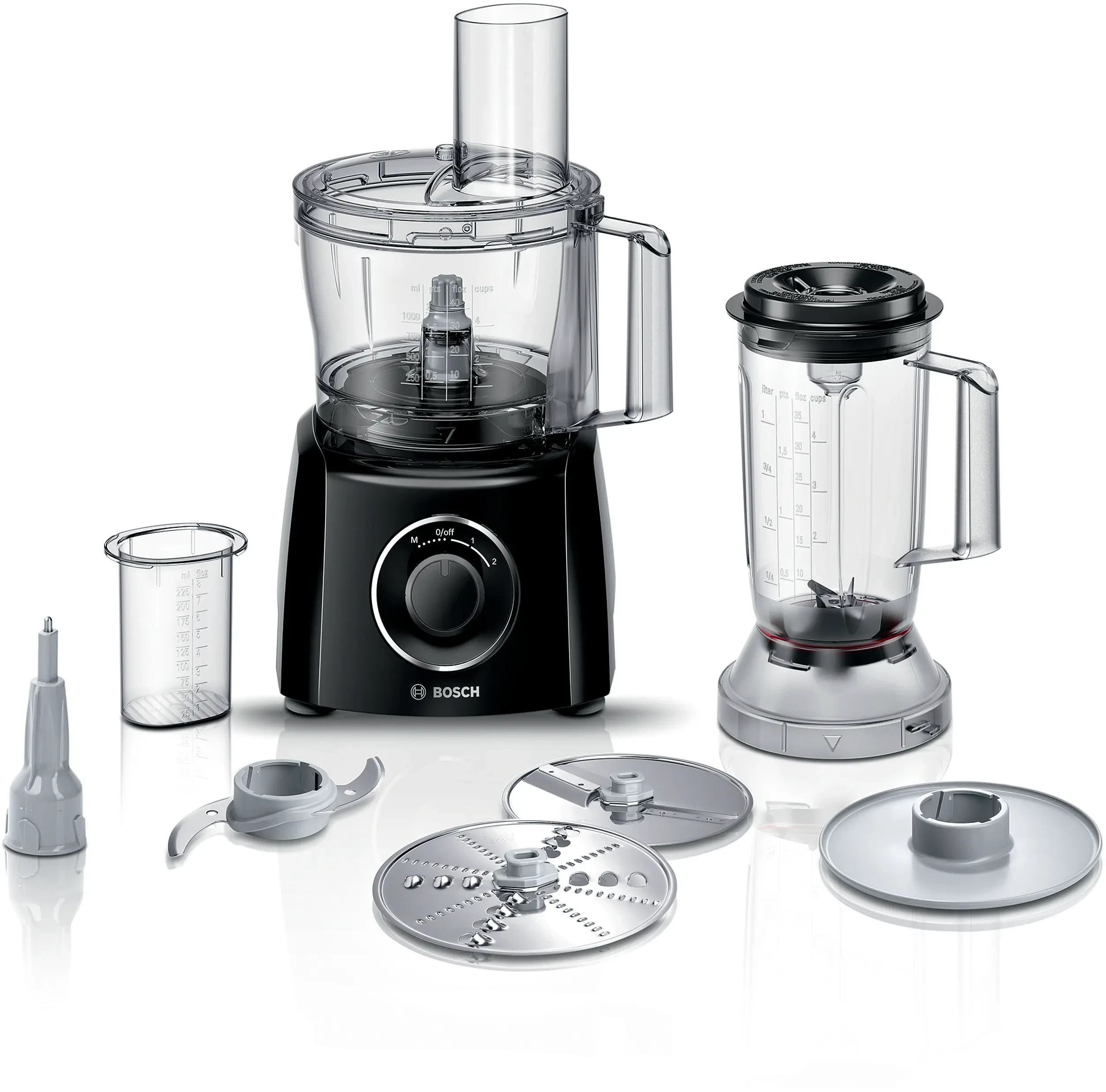 محضر الطعام MultiTalent 3 800 W أسود, أسود MCM3201B
