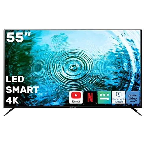 شاشة سمارت، 55 بوصة، LEDCT2755SU ،LED ،4K - اسود