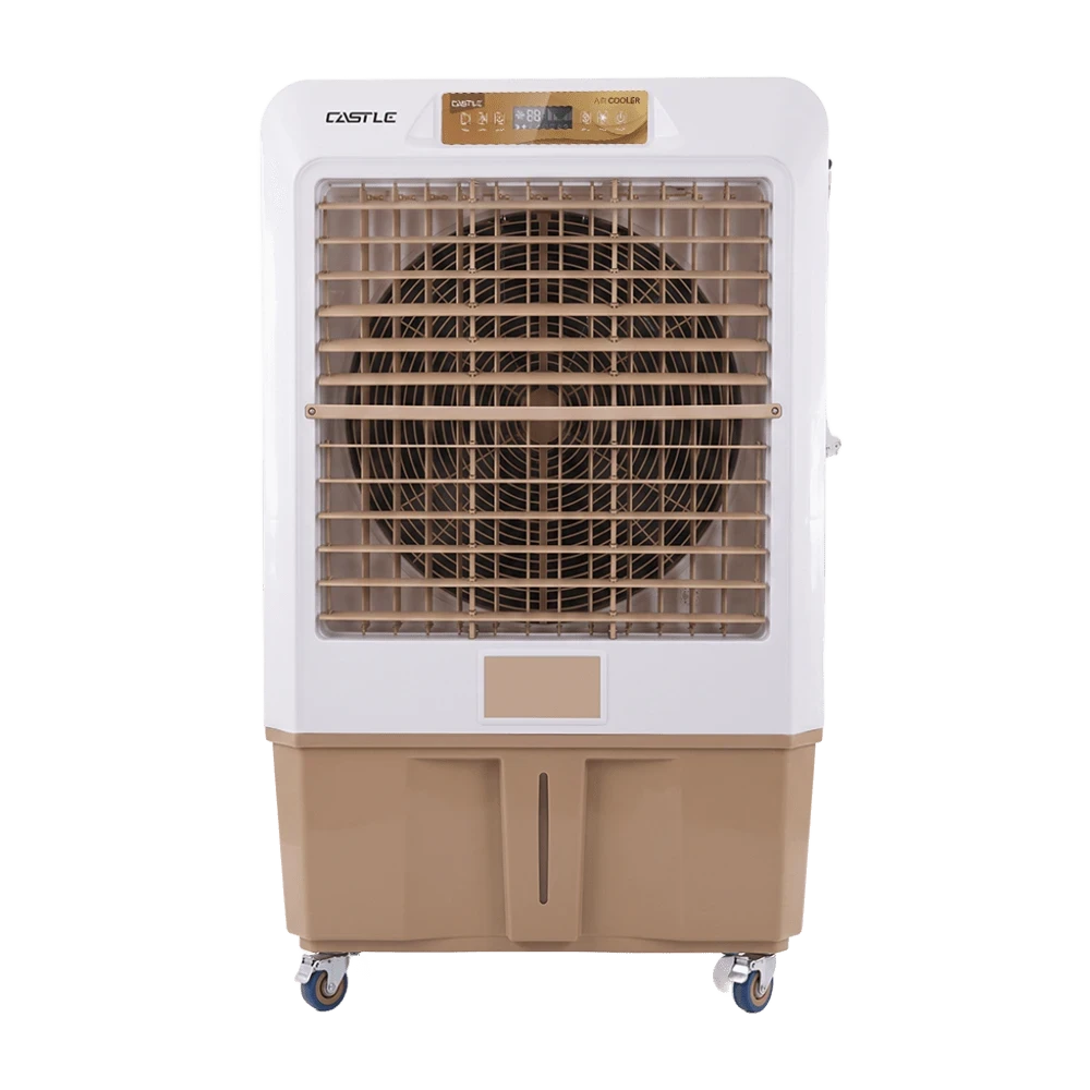 مبرد هواء، 160 لتر، 3 سرعات، ديجيتال، ريموت كنترول، AC10160TR - بيج ابيض