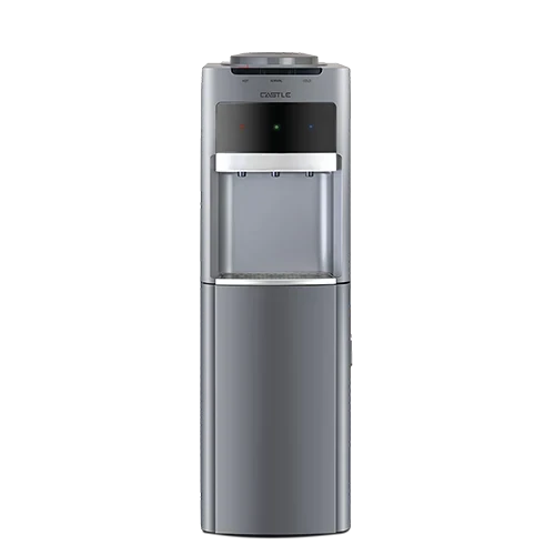 مبرد مياه، 3 حنفية، 500 وات، مزود بحافظة، WD3055S - رمادي فضي