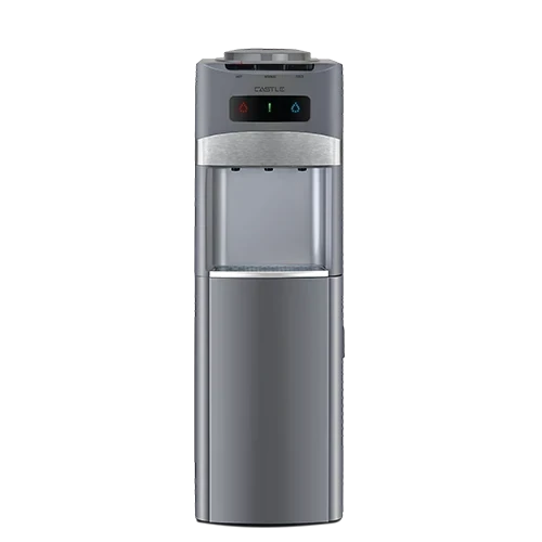 مبرد مياه، 3 حنفية، 500 وات، مزود بثلاجة، WD3050RS - رمادي فضي